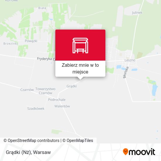 Mapa Grądki (Nż)