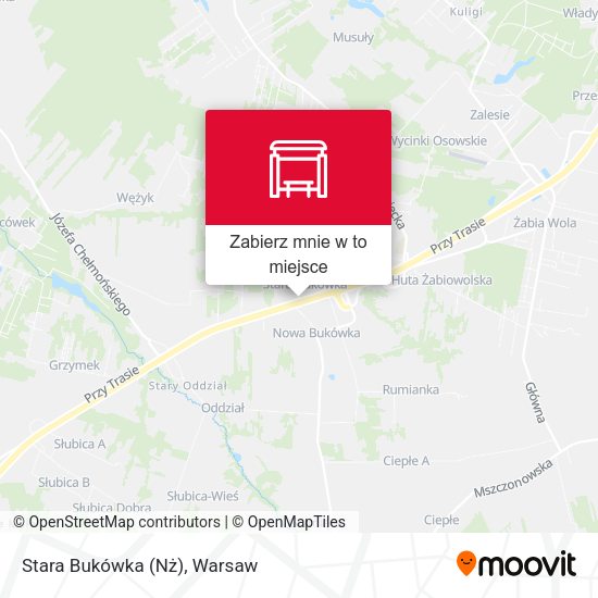 Mapa Stara Bukówka (Nż)