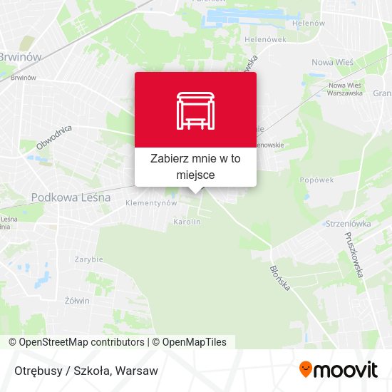 Mapa Otrębusy / Szkoła