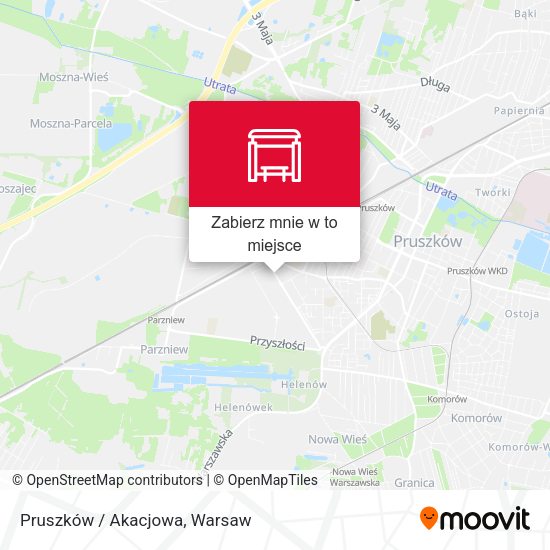 Mapa Pruszków / Akacjowa