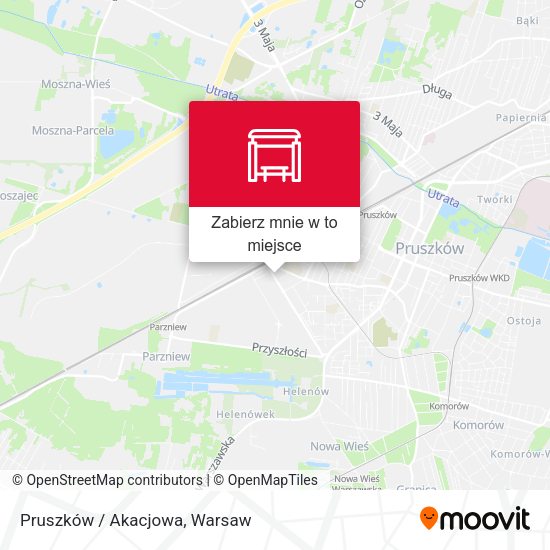 Mapa Pruszków / Akacjowa