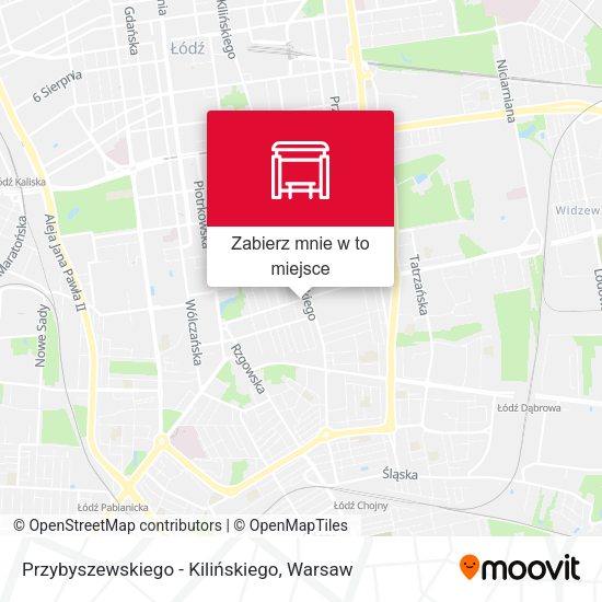 Mapa Przybyszewskiego - Kilińskiego