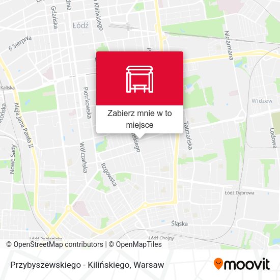 Mapa Przybyszewskiego - Kilińskiego