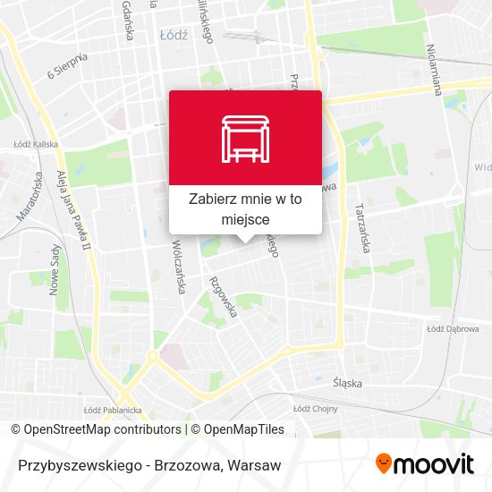 Mapa Przybyszewskiego - Brzozowa