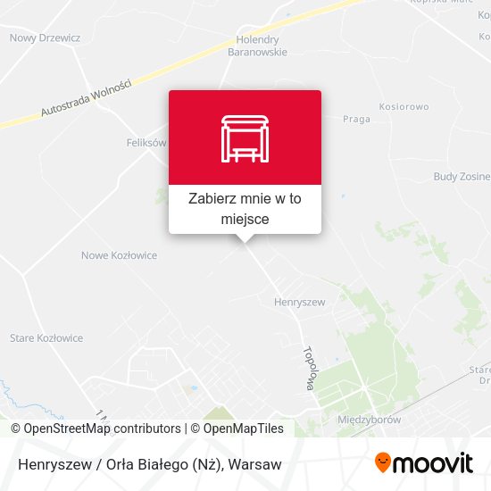 Mapa Henryszew / Orła Białego (Nż)