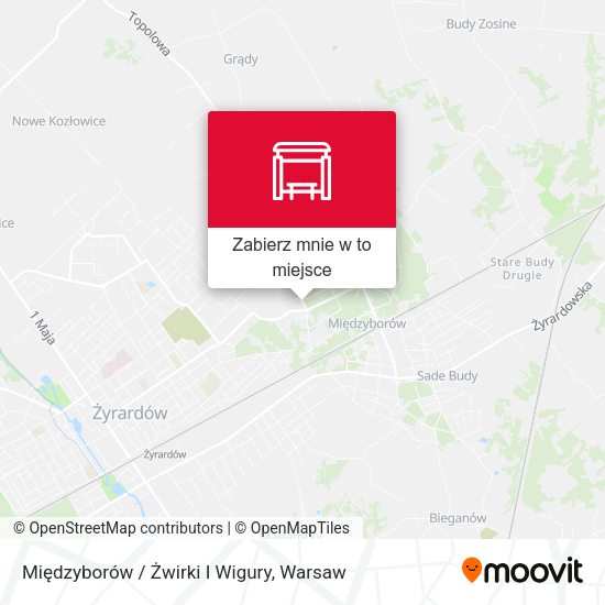 Mapa Międzyborów / Żwirki I Wigury