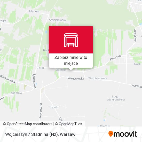 Mapa Wojcieszyn / Stadnina (Nż)