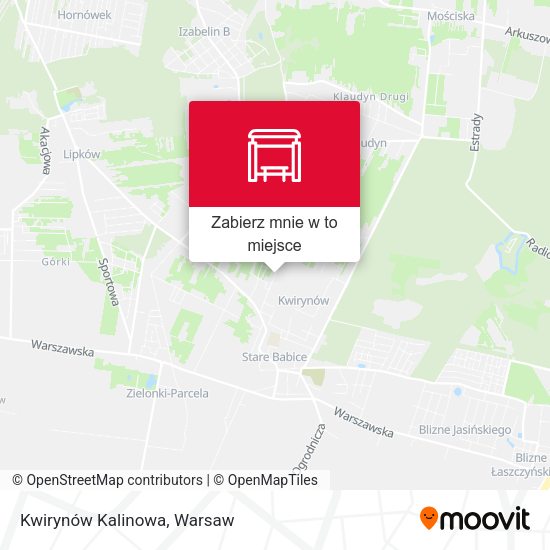 Mapa Kwirynów Kalinowa