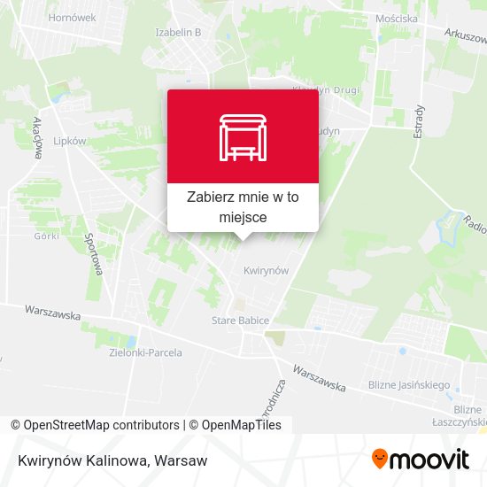 Mapa Kwirynów Kalinowa