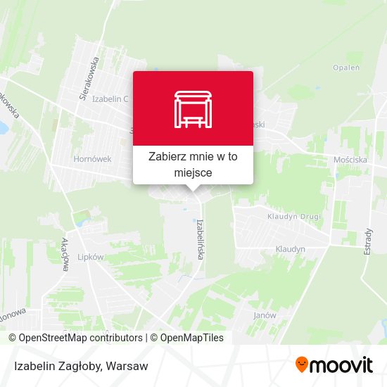 Mapa Izabelin Zagłoby