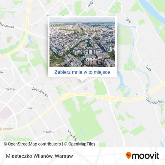 Mapa Miasteczko Wilanów