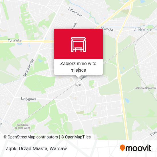 Mapa Ząbki Urząd Miasta