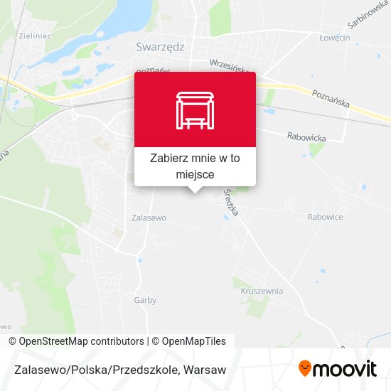 Mapa Zalasewo/Polska/Przedszkole