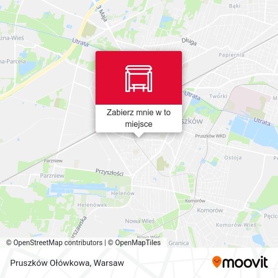 Mapa Pruszków Ołówkowa