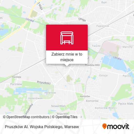 Mapa Pruszków Al. Wojska Polskiego