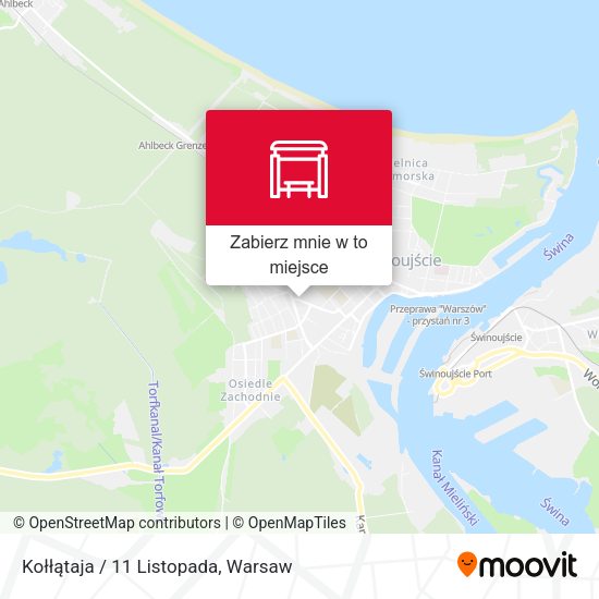 Mapa Kołłątaja / 11 Listopada