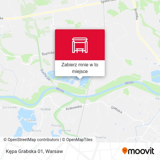 Mapa Kępa Grabska