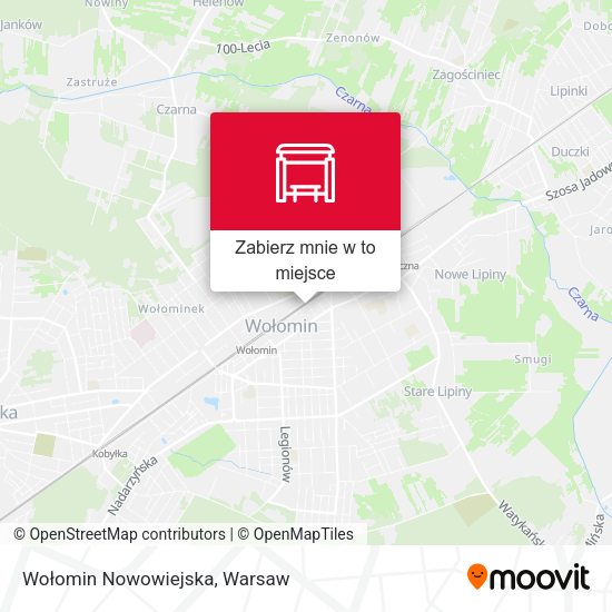 Mapa Wołomin Nowowiejska