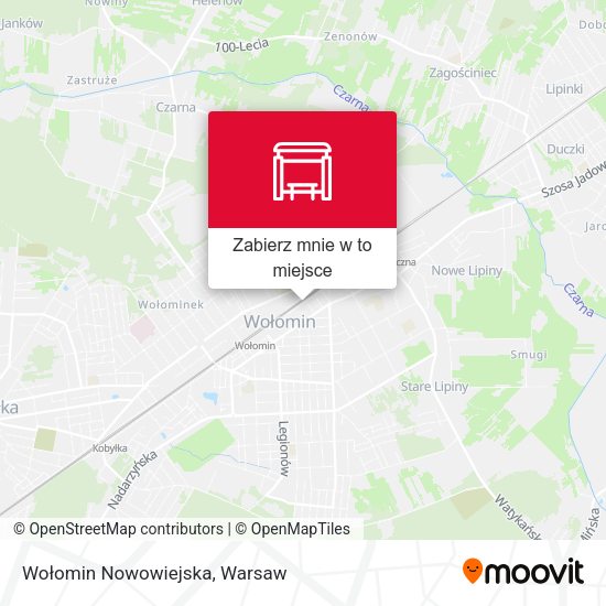 Mapa Wołomin Nowowiejska