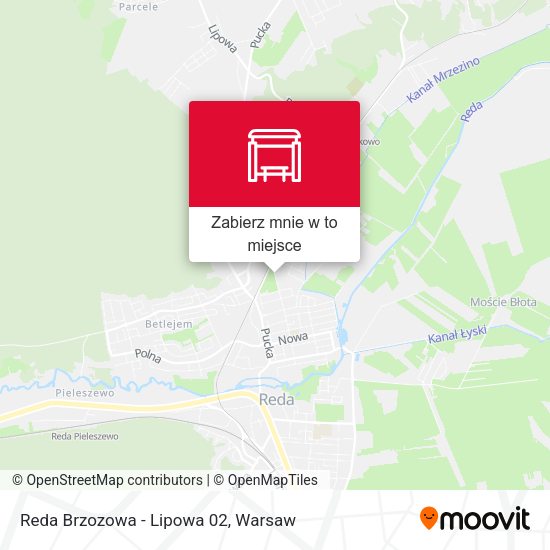 Mapa Reda Brzozowa - Lipowa 02