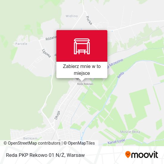 Mapa Reda PKP Rekowo 01 N/Ż