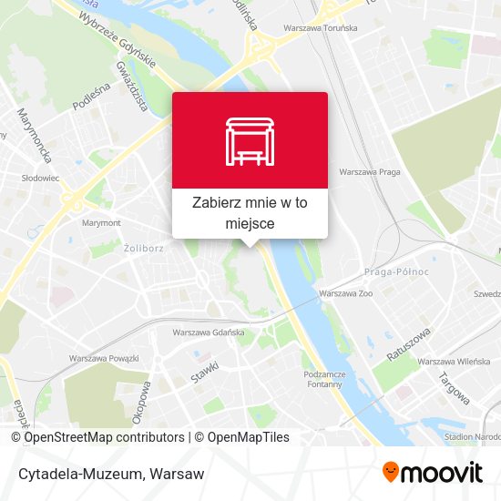 Mapa Cytadela-Muzeum