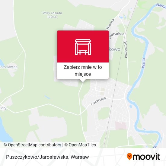 Mapa Puszczykowo/Jarosławska