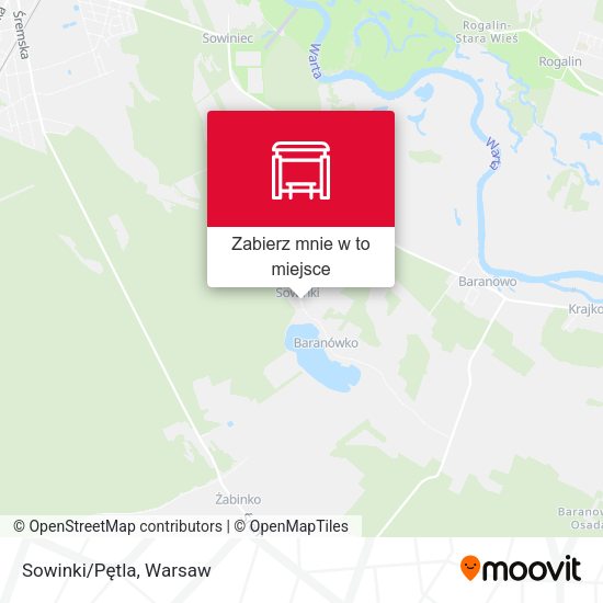 Mapa Sowinki/Pętla