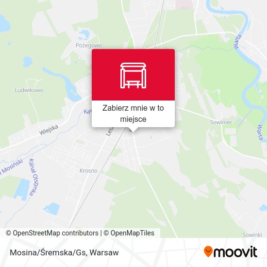 Mapa Mosina/Śremska/Gs