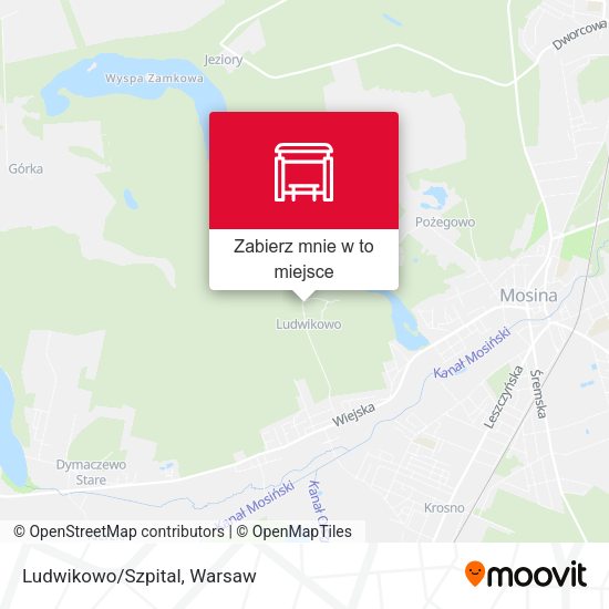 Mapa Ludwikowo/Szpital