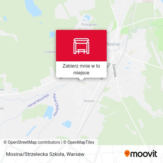 Mapa Mosina/Strzelecka Szkoła