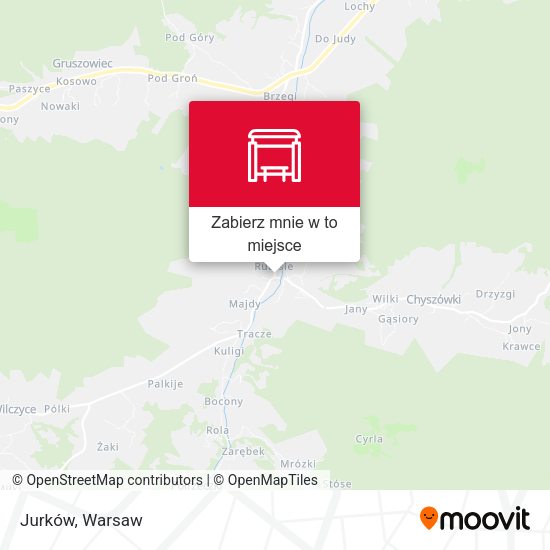 Mapa Jurków