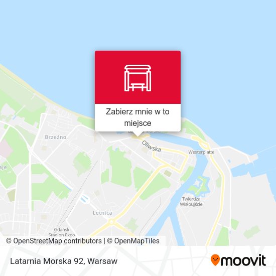 Mapa Latarnia Morska 92