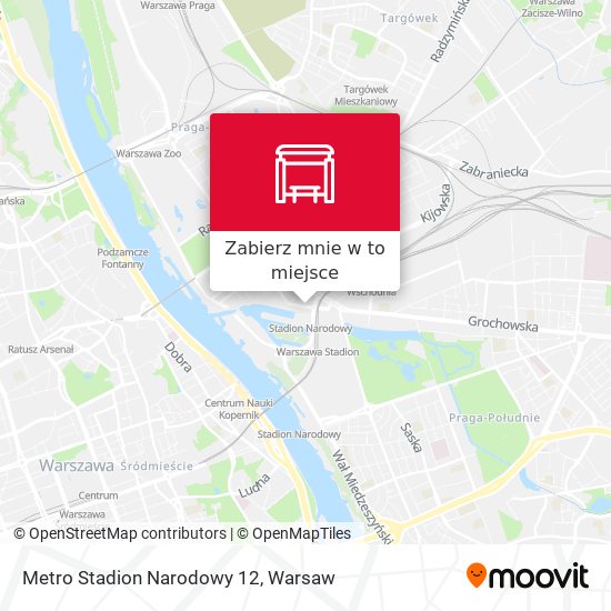 Mapa Metro Stadion Narodowy 12