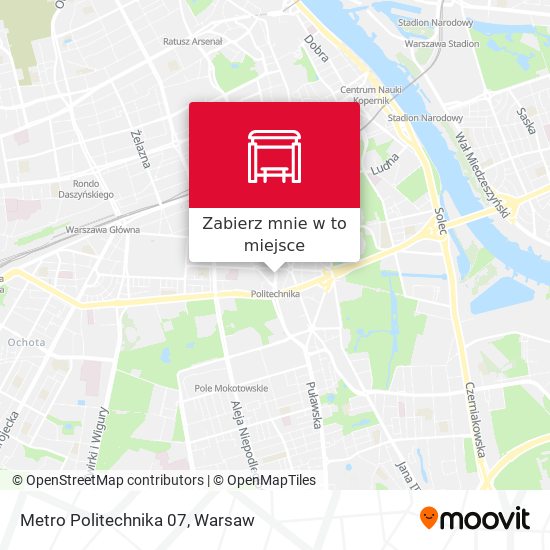 Mapa Metro Politechnika