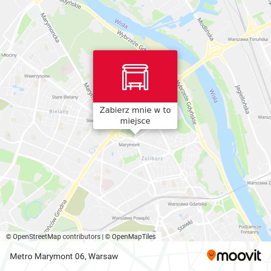 Mapa Metro Marymont 06