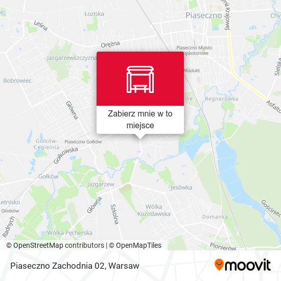 Mapa Wólka Kozodawska Zachodnia