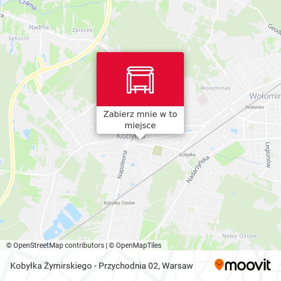 Mapa Kobyłka Żymirskiego - Przychodnia 02