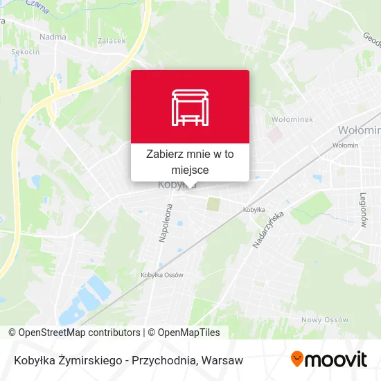 Mapa Kobyłka Żymirskiego - Przychodnia