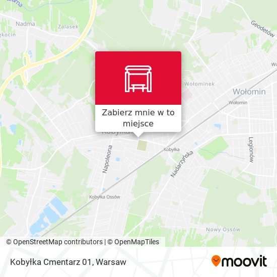 Mapa Kobyłka Cmentarz 01