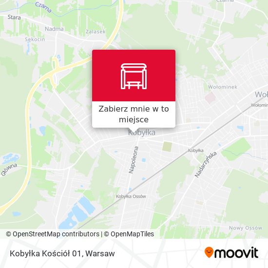 Mapa Kobyłka Kościół 01