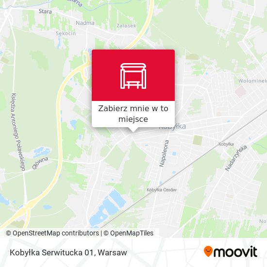 Mapa Kobyłka Serwitucka