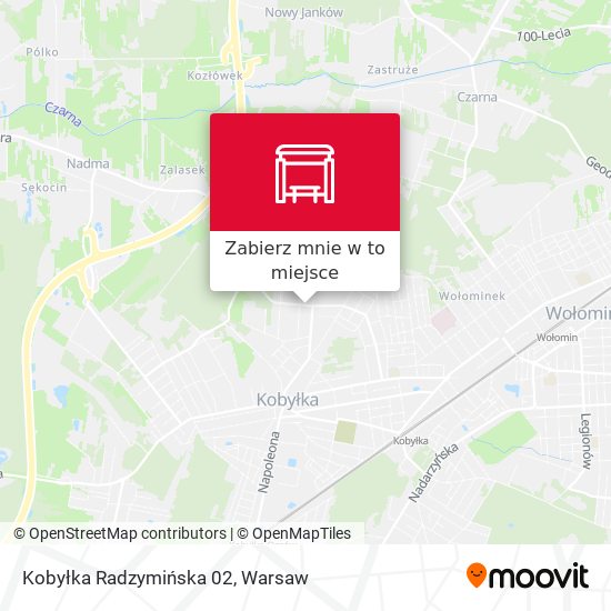 Mapa Kobyłka Radzymińska 02