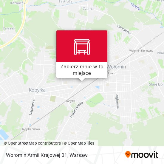 Mapa Wołomin Armii Krajowej 01