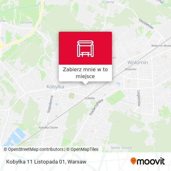 Mapa Kobyłka 11 Listopada 01