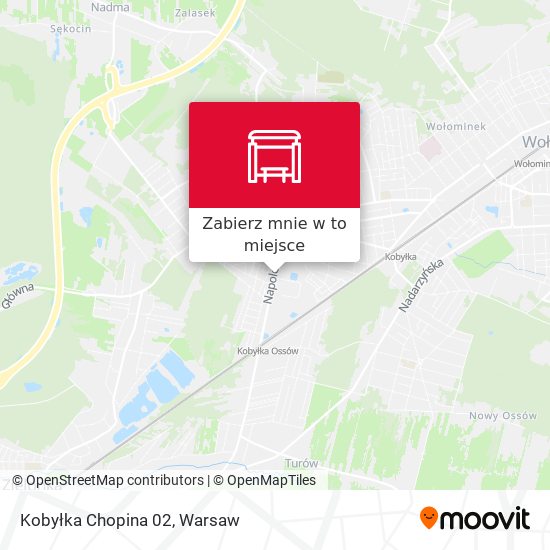 Mapa Kobyłka Chopina