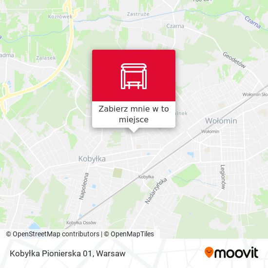 Mapa Kobyłka Pionierska 01