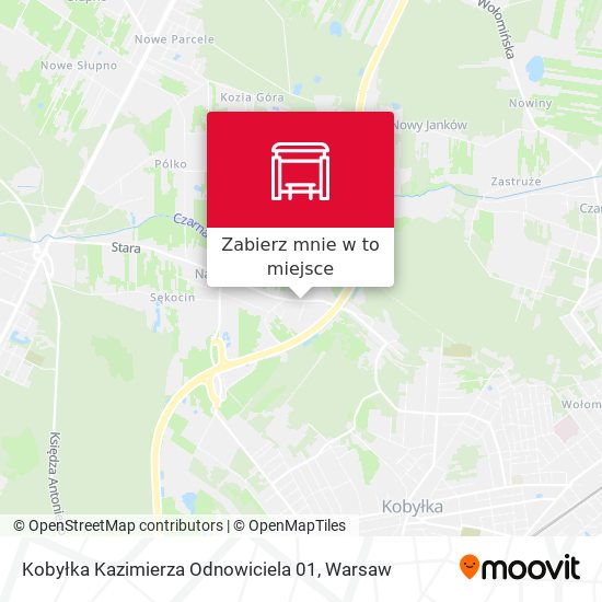 Mapa Kobyłka Kazimierza Odnowiciela