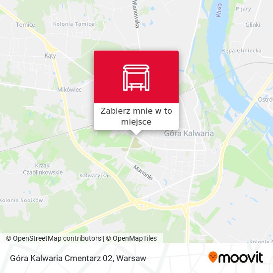 Mapa Góra Kalwaria Cmentarz 02