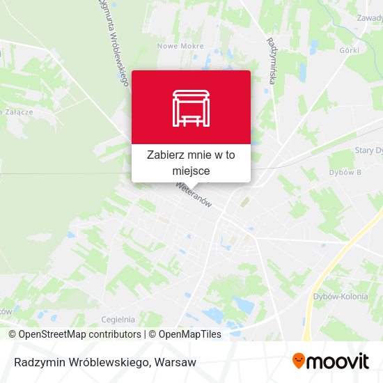 Mapa Radzymin Wróblewskiego